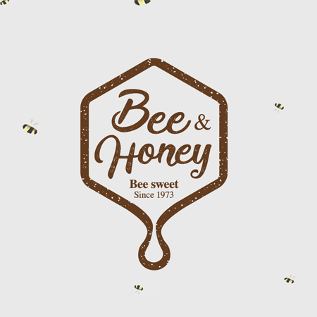Bee & Honey 아이덴티티 디자인 - 브랜딩 포트폴리오