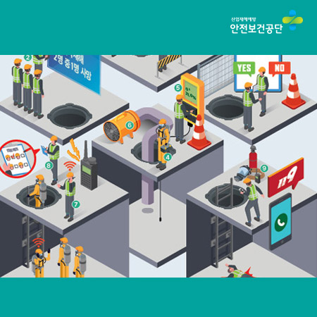 안전보건공단 밀폐공간 작업 안전 광고 - 광고제작 포트폴리오